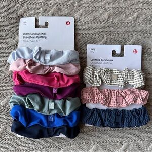 NWT Lululemon 10pc Uplifting Scrunchies Bundle